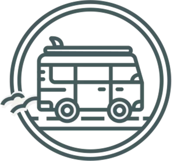 Icon of a bus